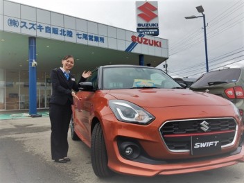！！　スイフトの試乗車準備しました　！！
